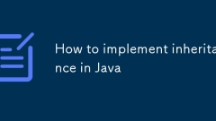 How to implement inheritance in Java