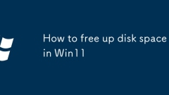 Cara Membebaskan Ruang Cakera di Win11