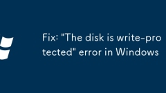 Betulkan: 'Cakera dilindungi menulis' ralat di Windows