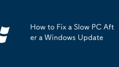 Cara Memperbaiki PC Perlahan Selepas Kemas Kini Windows