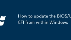 Cara mengemas kini BIOS/UEFI dari dalam Windows