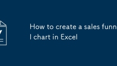 Cara membuat carta corong jualan di Excel