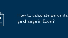 Bagaimana cara mengira perubahan peratusan dalam Excel?
