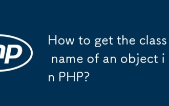 Wie bekomme ich den Klassennamen eines Objekts in PHP?