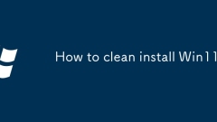 How to clean install Win11