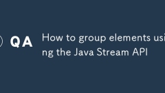 How to group elements using the Java Stream API