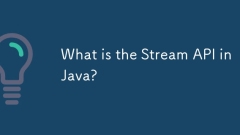 What is the Stream API in Java?