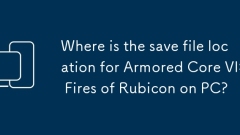 Where is the save file location for Armored Core VI: Fires of Rubicon on PC?