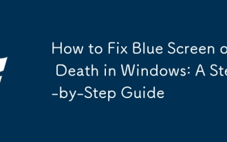 So reparieren Sie Blue Screen of Death in Windows: Eine Schritt-für-Schritt-Anleitung