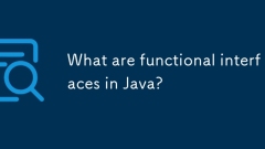 What are functional interfaces in Java?