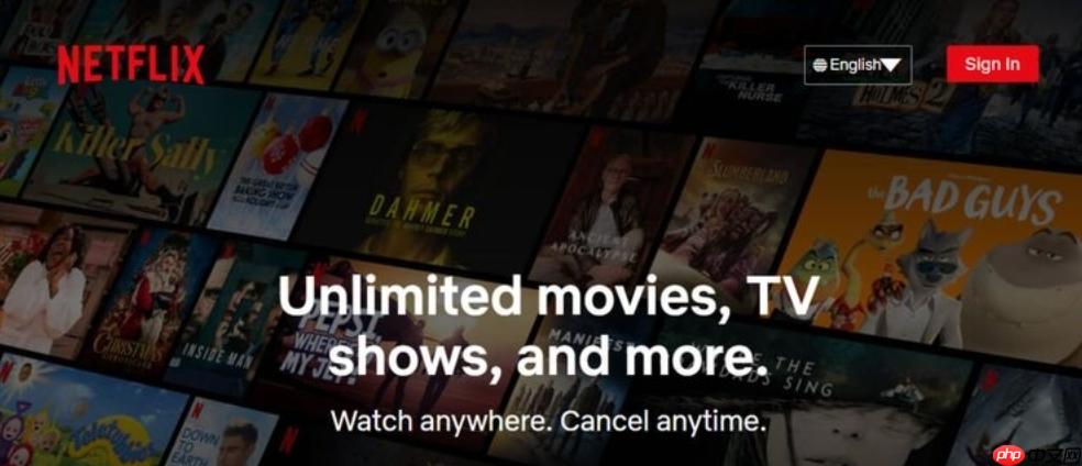 netflix官网入口网页版 netflix官方网页版网址