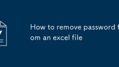 Cara mengeluarkan kata laluan dari fail excel