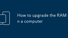 How to upgrade the RAM in a computer