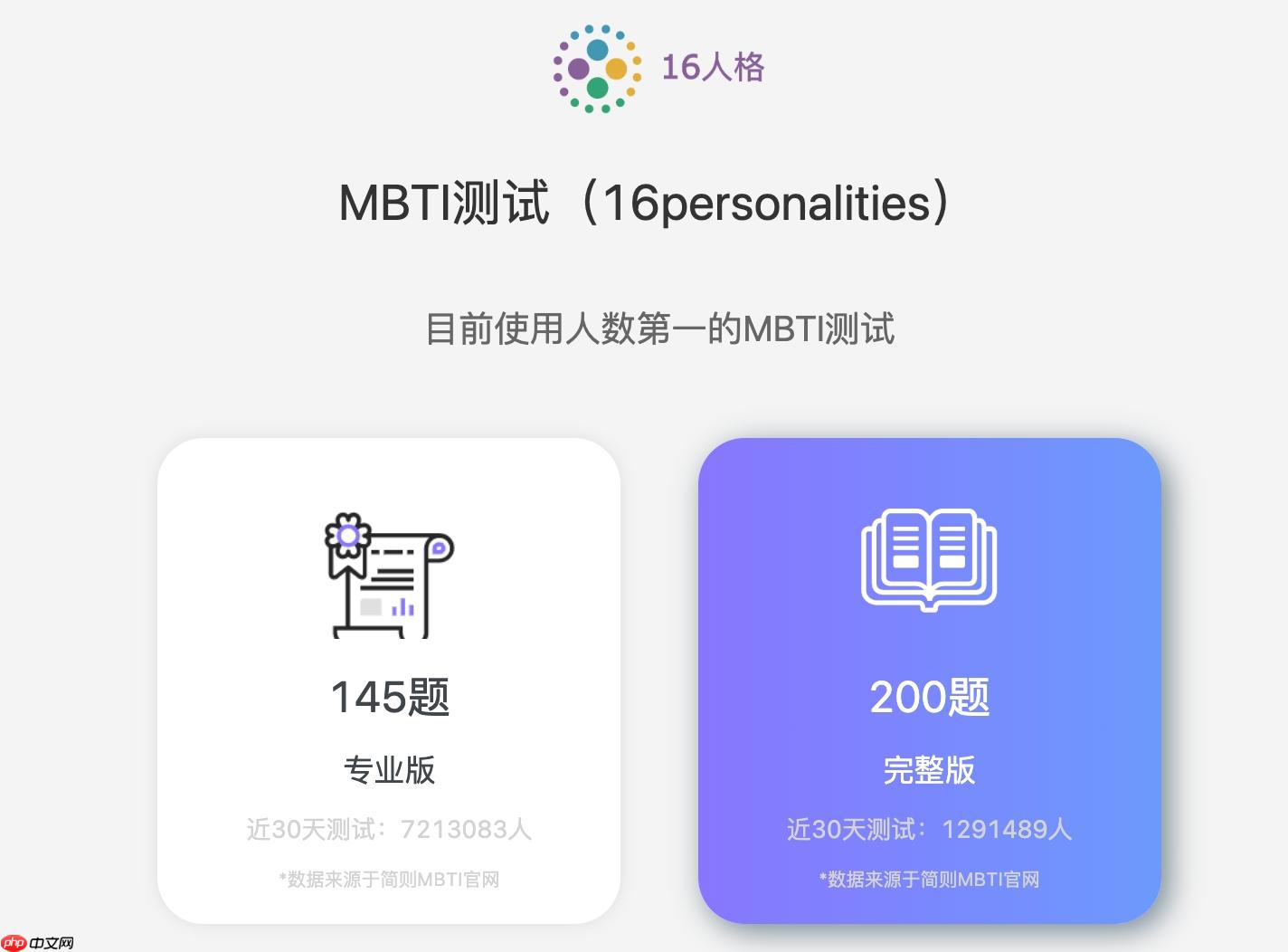 mbti专业版官网入口 mbti专业版官网网址