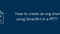 Bagaimana untuk membuat carta org menggunakan SmartArt dalam PPT?