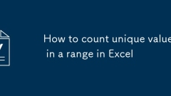 So z?hlen Sie eindeutige Werte in einem Bereich in Excel