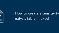Cara Membuat Jadual Analisis Sensitiviti di Excel