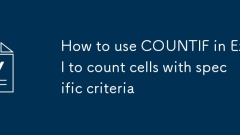 Cara Menggunakan Countif dalam Excel untuk Mengira Sel dengan Kriteria Khusus