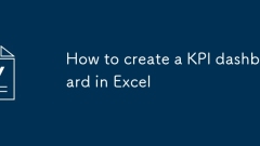 Cara Membuat Papan Pemuka KPI di Excel