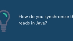 Bagaimana anda menyegerakkan benang di java?