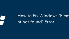 Cara Memperbaiki Ralat Windows 'Tidak Ditemui'