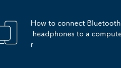 Cara menyambungkan fon kepala Bluetooth ke komputer