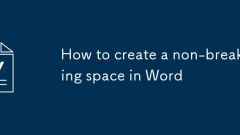Comment créer un espace non révolutionnaire en mot