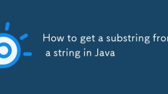 Cara mendapatkan substring dari rentetan di java