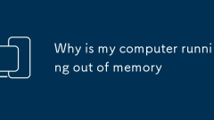 Why is my computer running out of memory