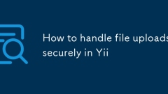 How to handle file uploads securely in Yii