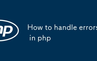 Cara menangani kesilapan dalam php