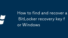 Windows ? Bitlocker ?? ?? ?? ???? ??