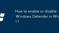 Win11?? Windows Defender? ??? ?? ?????? ??