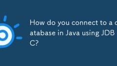 How do you connect to a database in Java using JDBC?