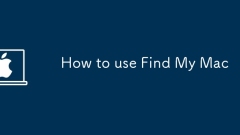 How to use Find My Mac