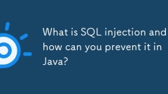 What is SQL injection and how can you prevent it in Java?