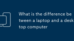 What is the difference between a laptop and a desktop computer