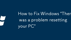 How to Fix Windows 'There was a problem resetting your PC'