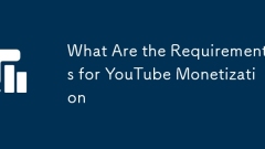 Was sind die Anforderungen an die YouTube -Monetarisierung?