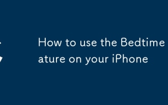 So verwenden Sie die Schlafenszeitfunktion auf Ihrem iPhone