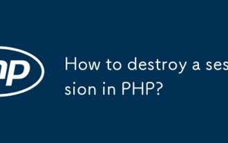 Wie zerstören Sie eine Sitzung in PHP?