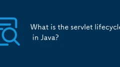 What is the servlet lifecycle in Java?