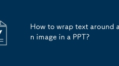 Bagaimana cara membungkus teks di sekitar gambar dalam ppt?