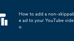 Cara menambah iklan yang tidak dapat disangkal ke video YouTube anda