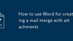 Cara Menggunakan Word Untuk Membuat Mail Gabungan Dengan Lampiran