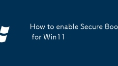 How to enable Secure Boot for Win11