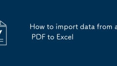 Cara mengimport data dari PDF ke Excel
