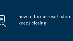 how to fix microsoft store keeps closing