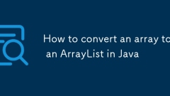 How to convert an array to an ArrayList in Java
