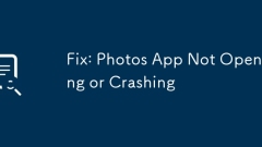 Fix: Photos App Not Opening or Crashing